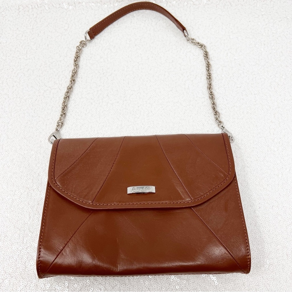 Grace Adele shoulder bag brown with leopard print inside - Picture 2 of 16